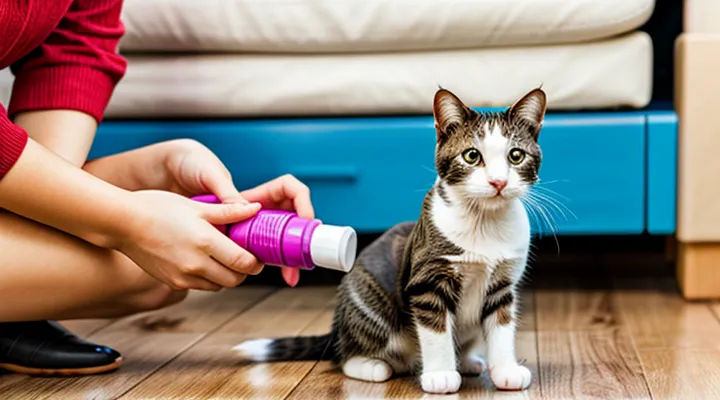 How can fleas be effectively removed from cats?