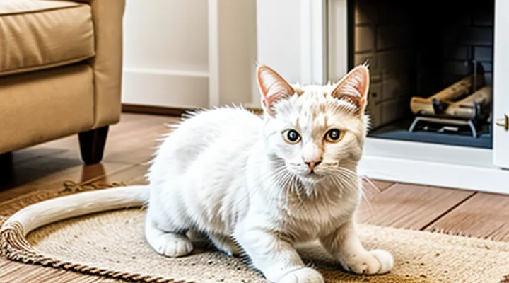 How can fleas be eliminated from a cat at home?