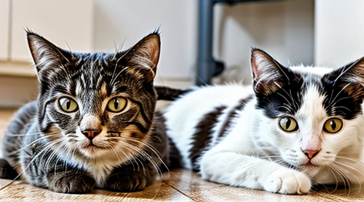 How can fleas be eliminated from a cat quickly and effectively?