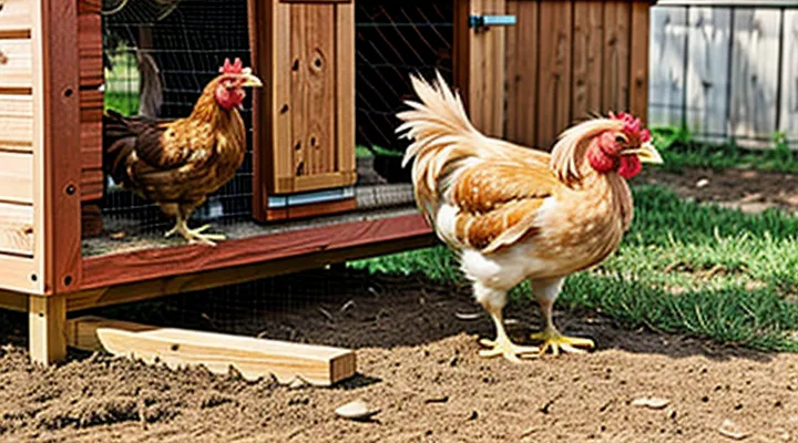 How can fleas be eliminated from a chicken coop?