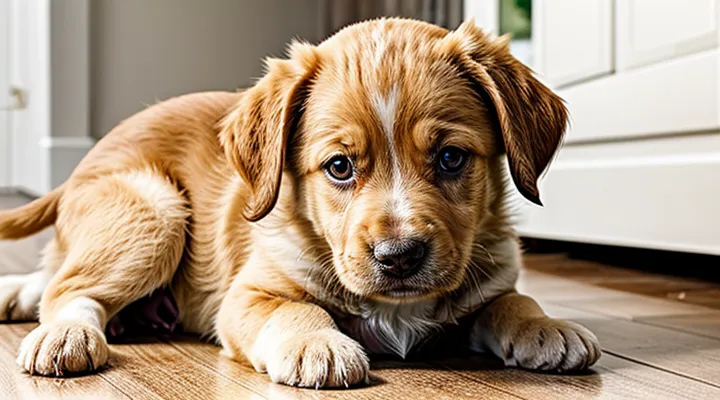 How can fleas be eliminated from a puppy at home?