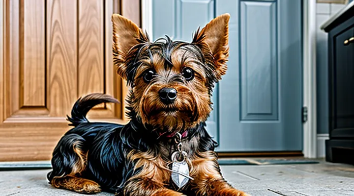 How can fleas be eliminated from a Yorkie at home?