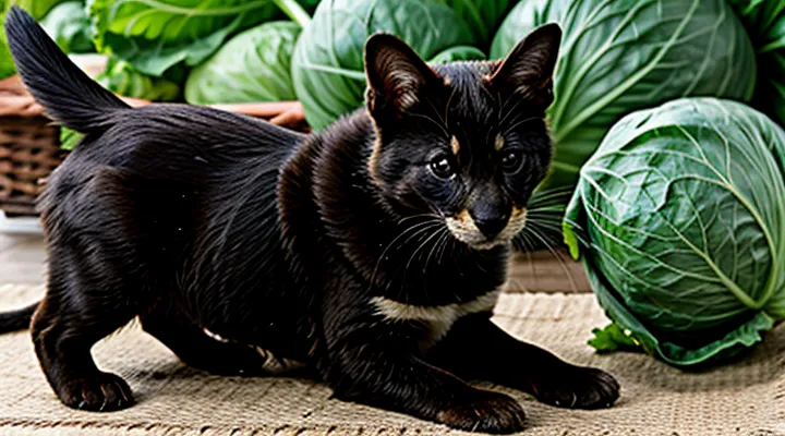 How can fleas be eliminated from cabbage?