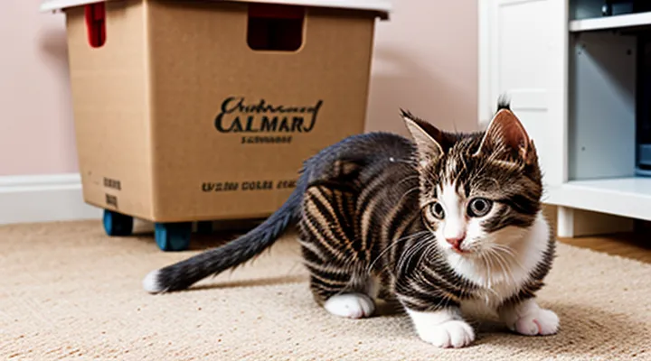 How can fleas be quickly and easily removed from a kitten at home?