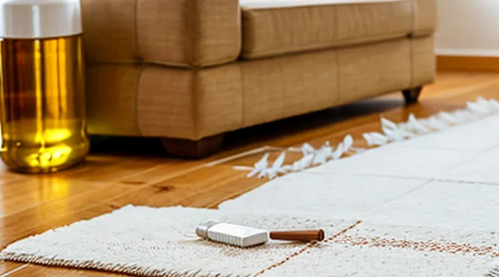 How can fleas be quickly eradicated in an apartment using folk remedies?