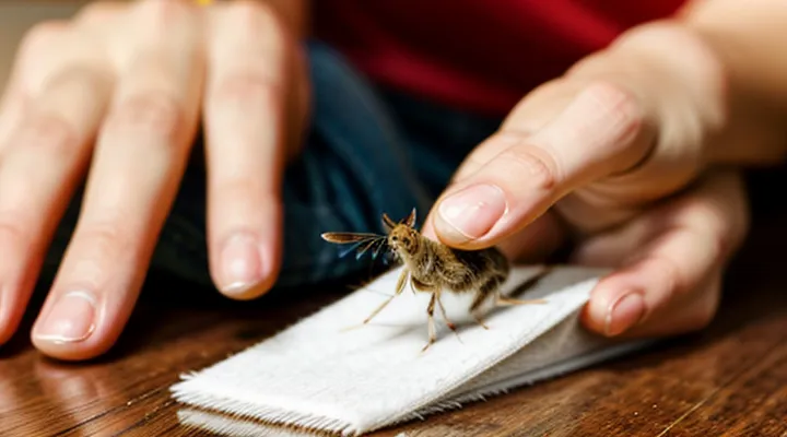 How can fleas be removed from a person?