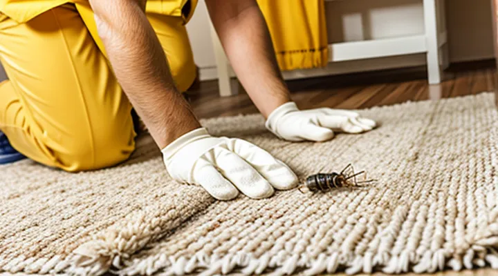 How can fleas be removed from floor surfaces in a home?