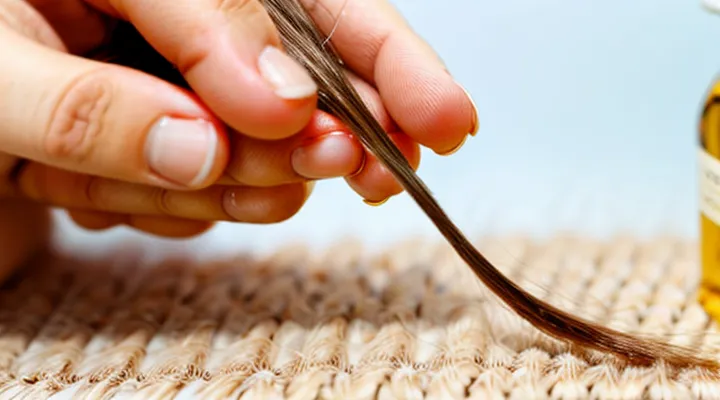 How can fleas be removed from hair?