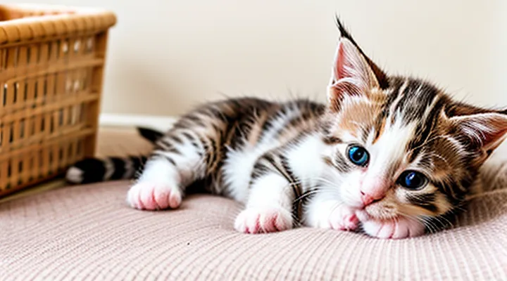 How can fleas be safely removed from newborn kittens?