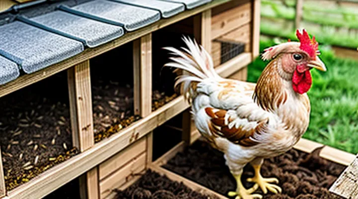How can fleas be treated in a chicken coop effectively?