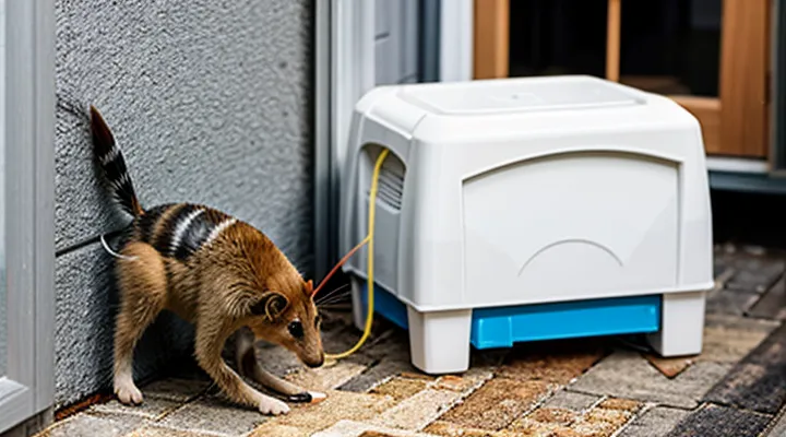 How can ground fleas be eliminated in a private house?