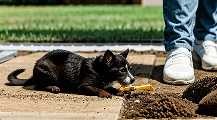 How can ground fleas be removed from the yard?