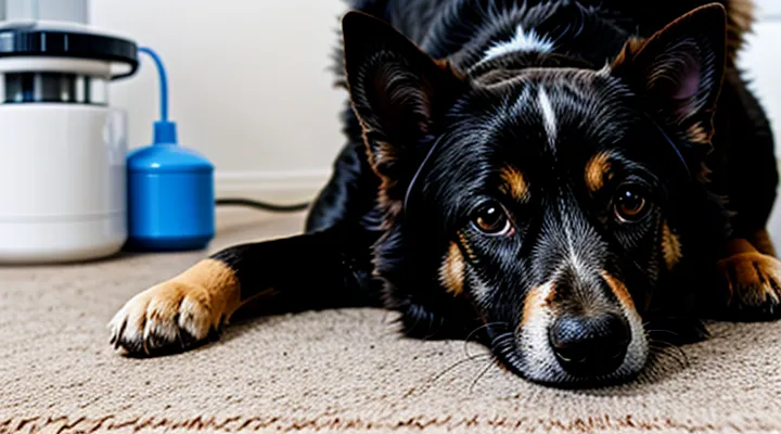 How can I detect fleas on a dog through diagnosis and inspection?