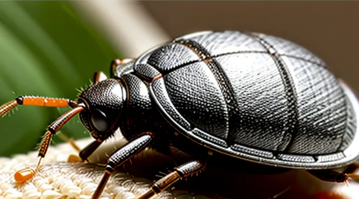 How can I differentiate a bedbug from an outdoor bug?