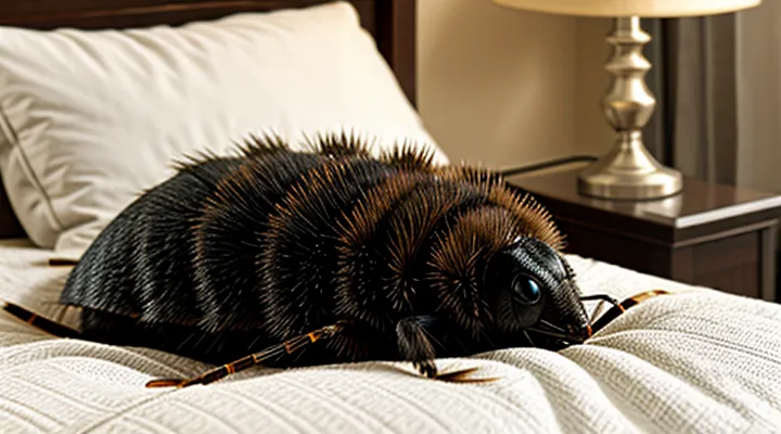 How can I differentiate bed mites from bedbugs?