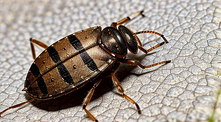 How can I distinguish a bedbug from other insects?