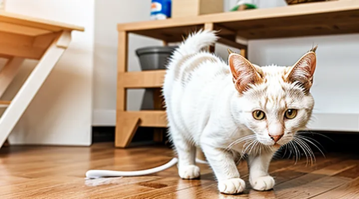 How can I effectively remove fleas from a cat?