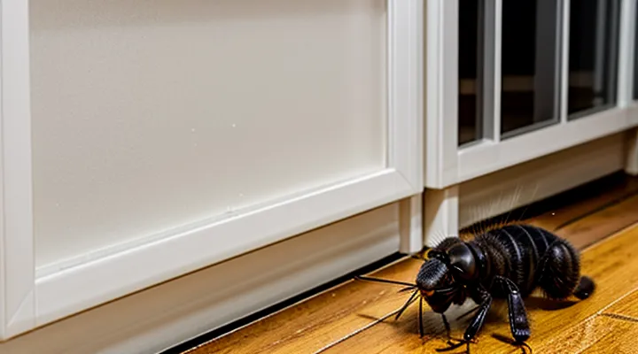 How can I eliminate black fleas in a private house?
