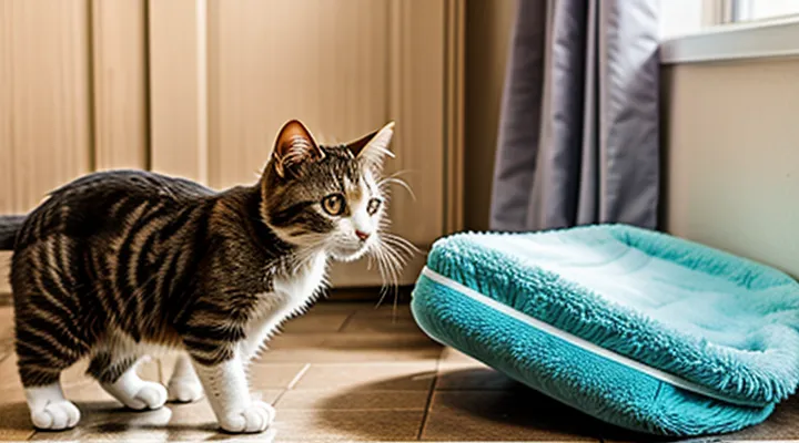 How can I eliminate fleas from a cat?