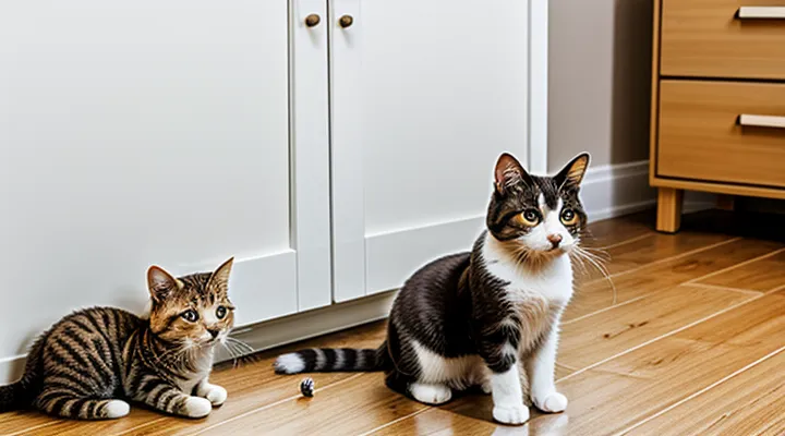 How can I eliminate fleas in an apartment where a cat lives?