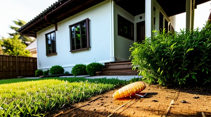 How can I get rid of fleas in the yard of a private house?