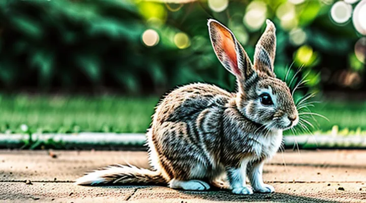 How can I get rid of fleas on a rabbit?