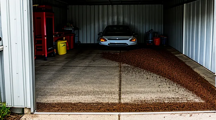 How can I get rid of soil fleas in a garage?