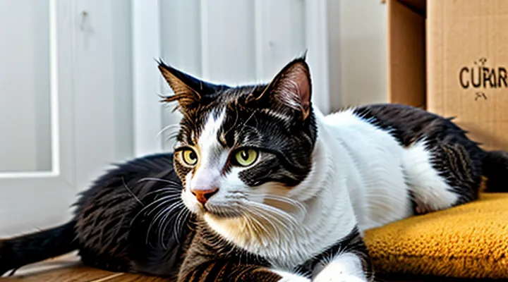 How can I help a cat with an ear tick at home?