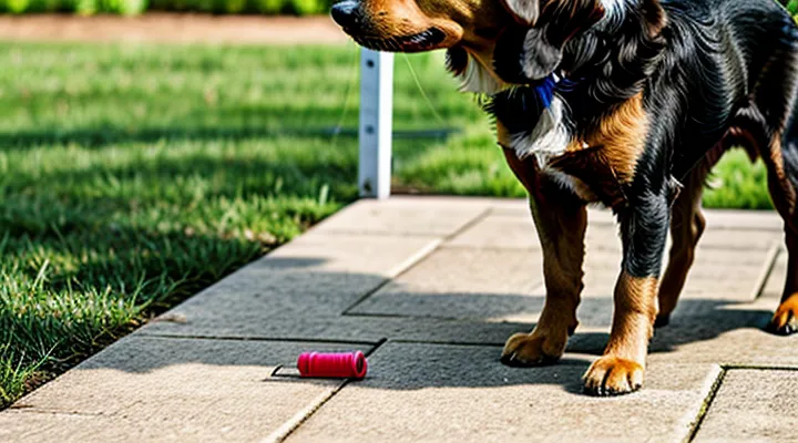 How can I quickly and easily remove a tick from a dog at home?