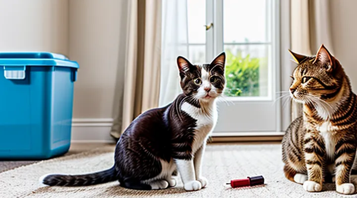 How can I quickly and effectively eliminate fleas on a cat at home?