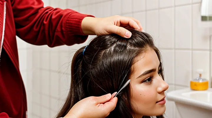 How can I quickly find lice on hair?