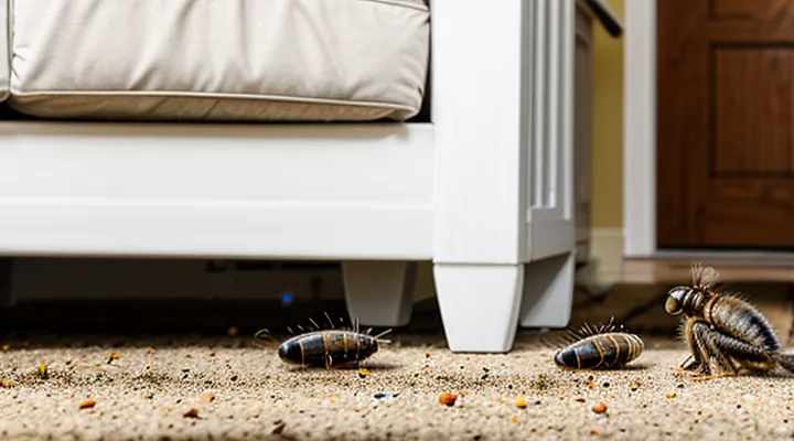 How can I quickly get rid of ground fleas in a private house?