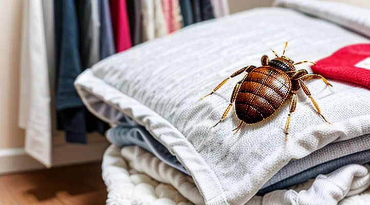 How can I remove bedbugs from clothing at home?