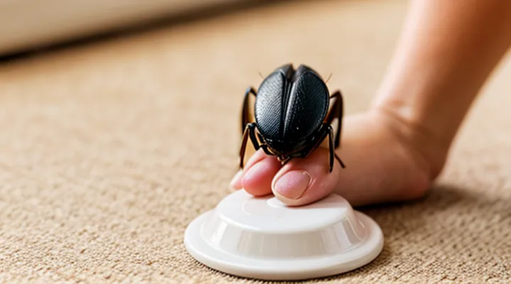 How can I safely remove a tick attached to a person at home?