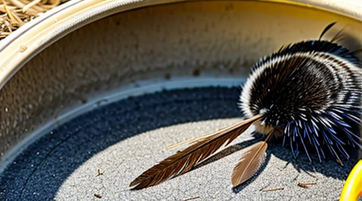 How can lice and feather mites be removed from chickens?