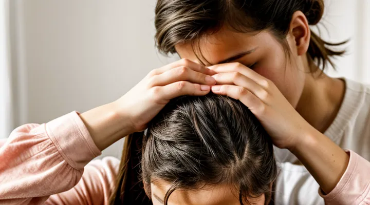 How can one avoid getting lice when in contact with an infected person?