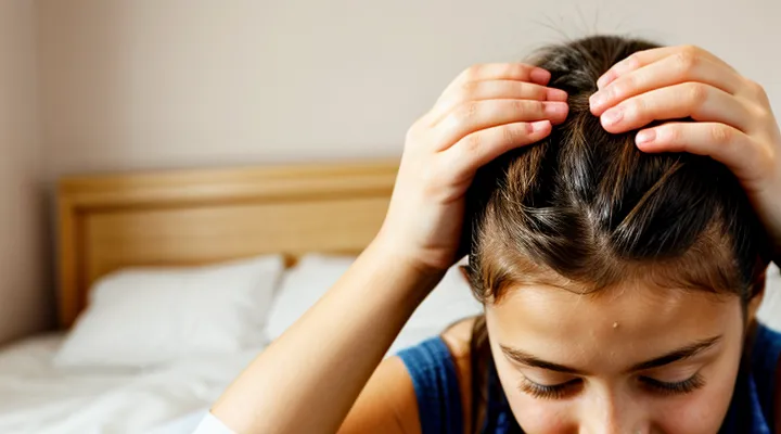How can one check for lice on themselves?