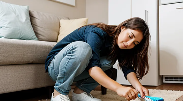 How can one eliminate fleas in an apartment?