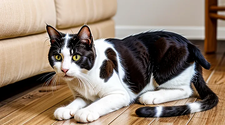 How can one tell if a cat has fleas?