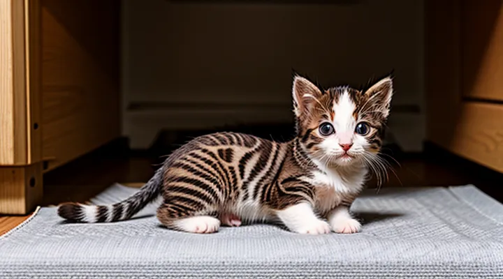 How can small kittens be freed from fleas?