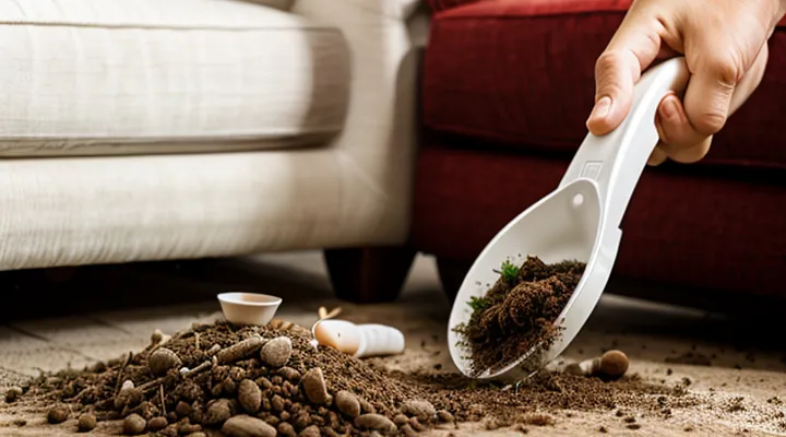 How can soil fleas be eradicated in the house?