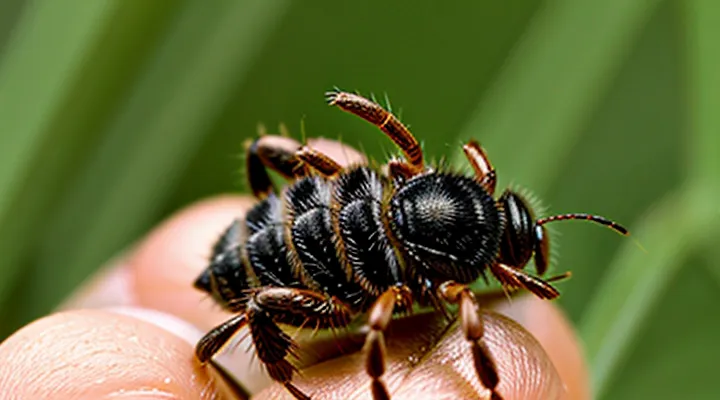 How can the signs of a tick bite in humans be recognized?