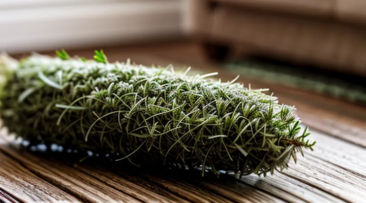 How can wormwood be used against fleas in the house?