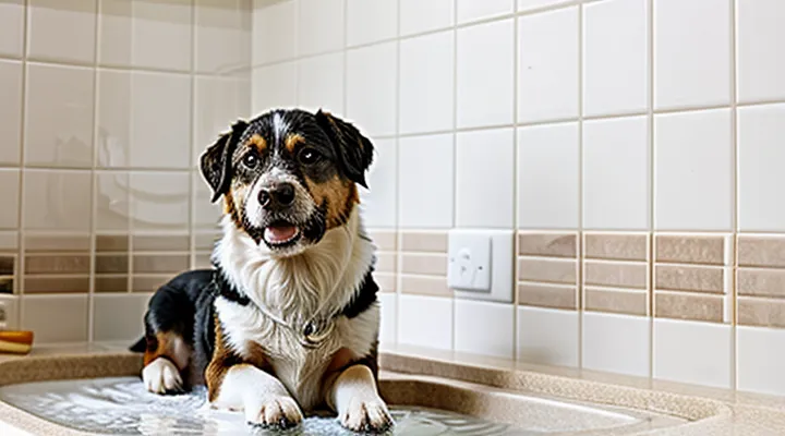 How can you bathe a dog to remove fleas without causing harm?