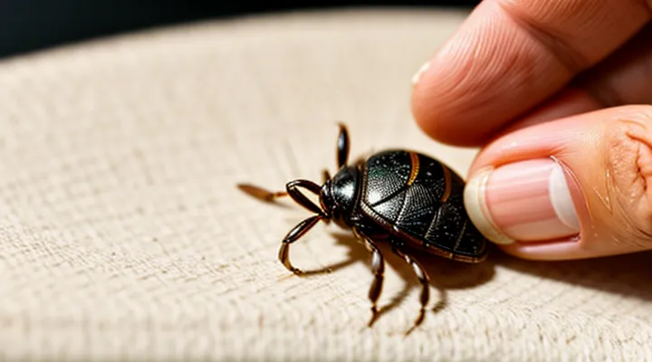 How can you correctly remove a tick from a person?