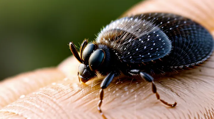 How can you detect a tick on the skin, and what signals indicate its presence?