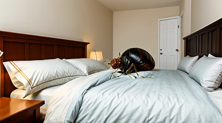 How can you detect bedbugs in a bed?