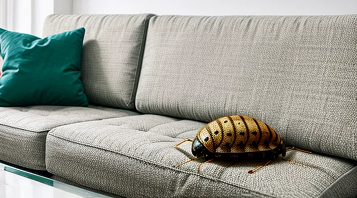 How can you detect bedbugs in a sofa?