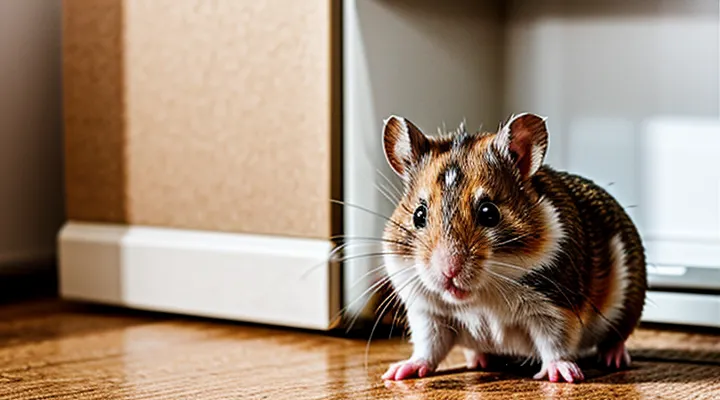 How can you determine if a hamster has fleas?