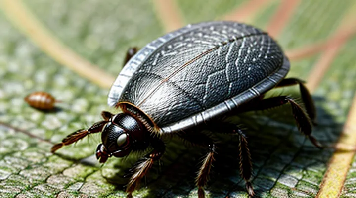 How can you differentiate between a tick and a louse?